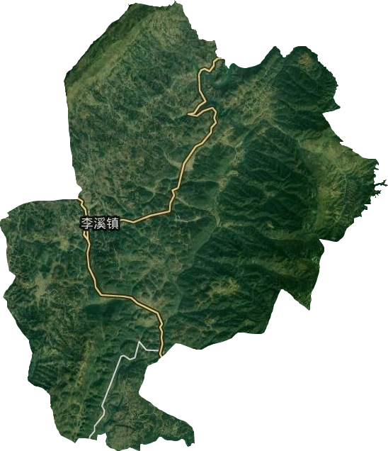 李溪镇卫星图