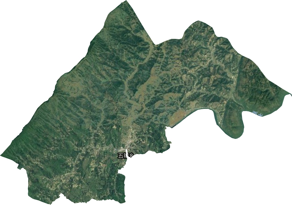 五福乡卫星图