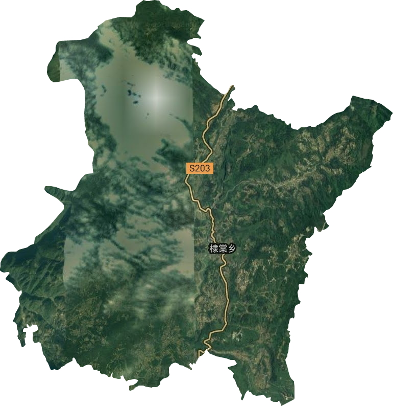 棣棠乡卫星图