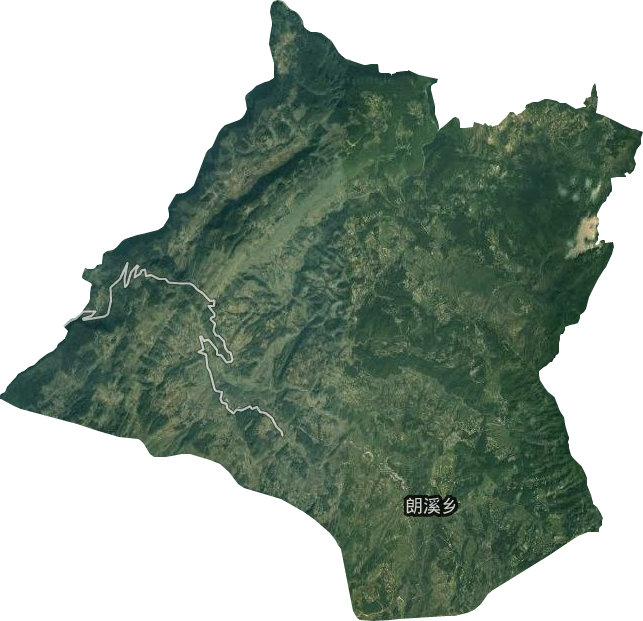 朗溪乡卫星图