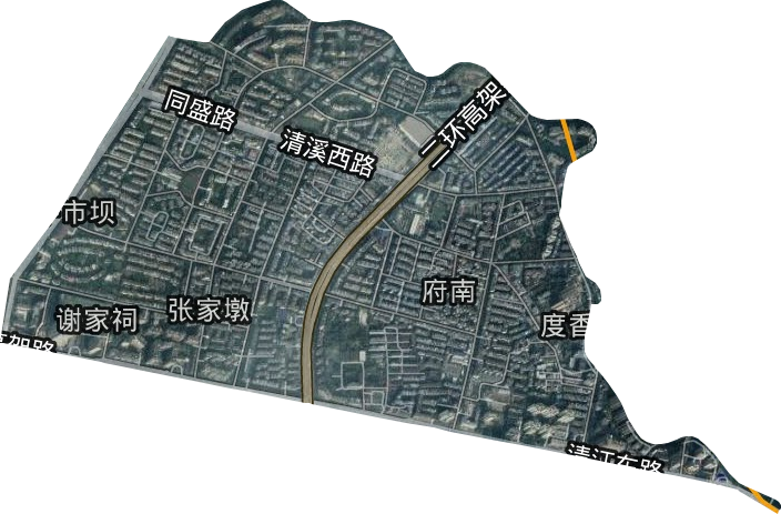 府南街道卫星图
