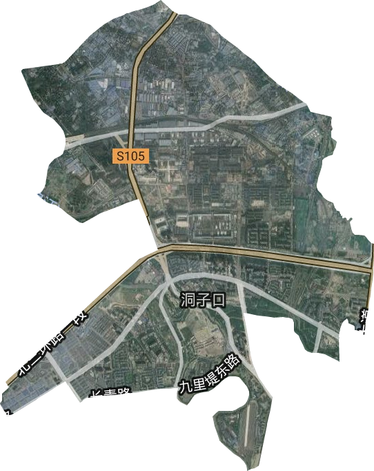 沙河源街道卫星图