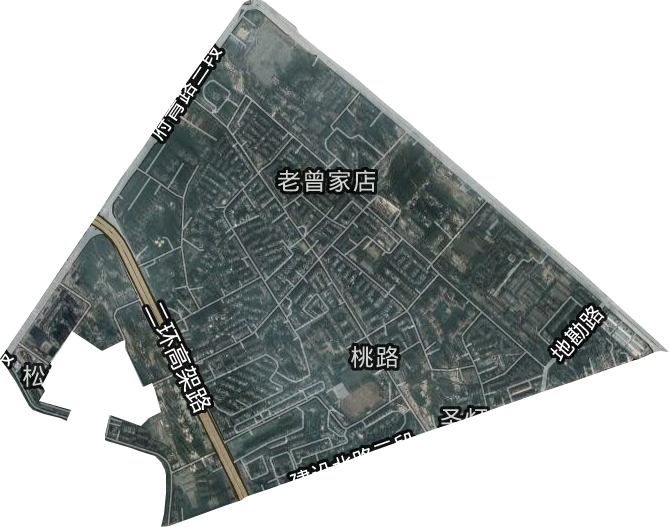 桃蹊路街道卫星图