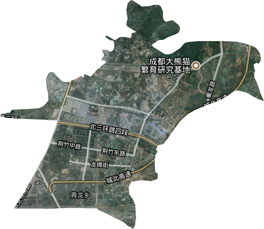 青龙街道卫星图