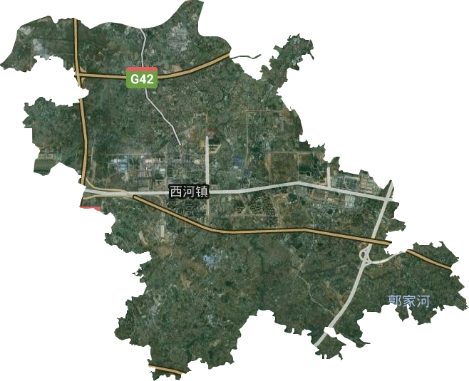 西河镇卫星图