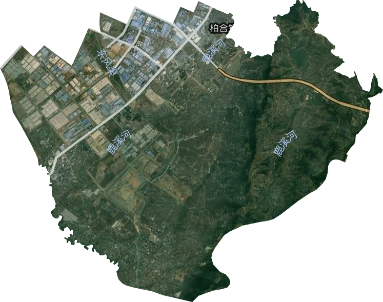 柏合镇卫星图