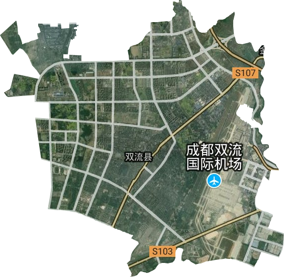 东升街道卫星图