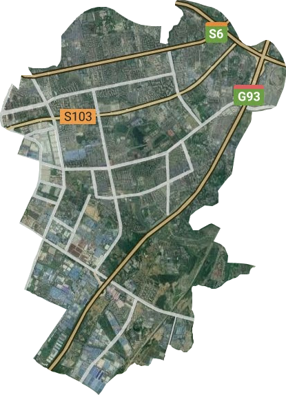 西航港街道卫星图