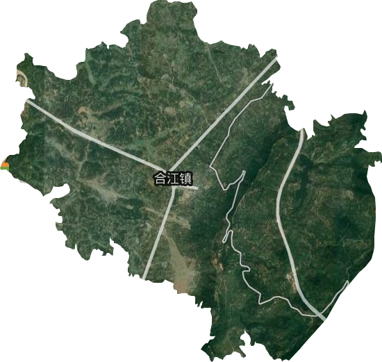 合江镇卫星图
