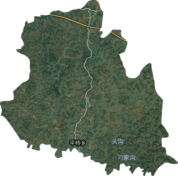 平桥乡卫星图