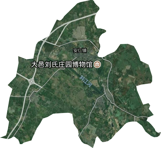 安仁镇卫星图