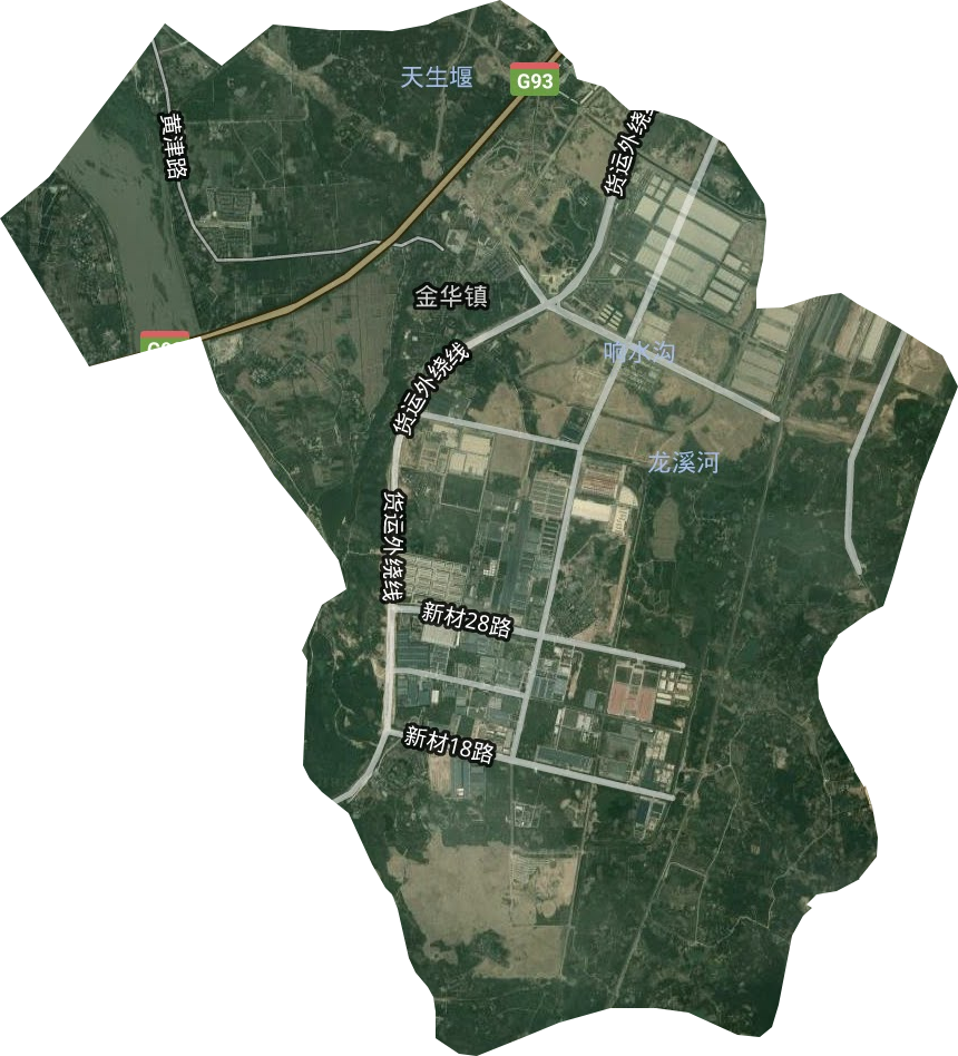 金华镇卫星图