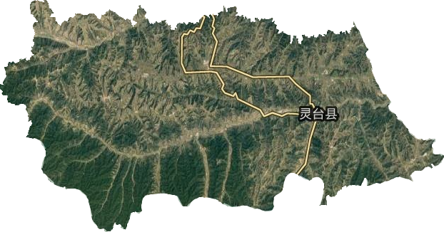 灵台县卫星图