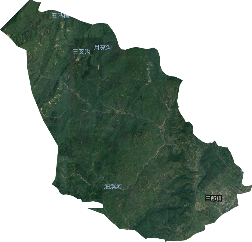 三郎镇卫星图