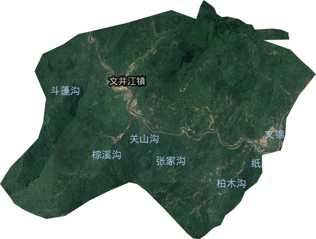 文井江镇卫星图