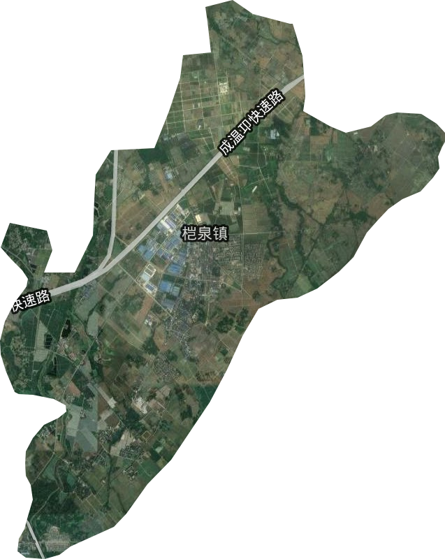 桤泉镇卫星图