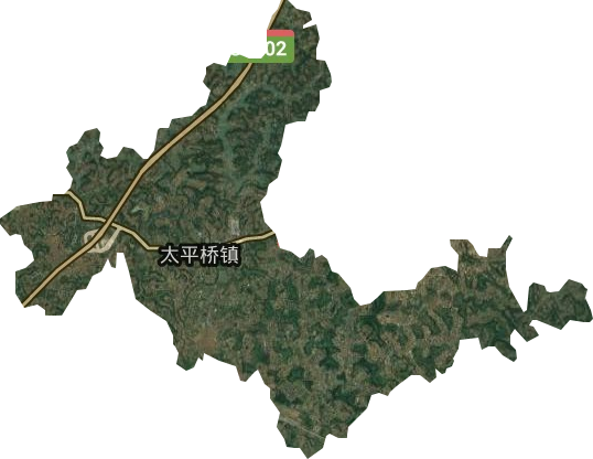 太平桥镇卫星图