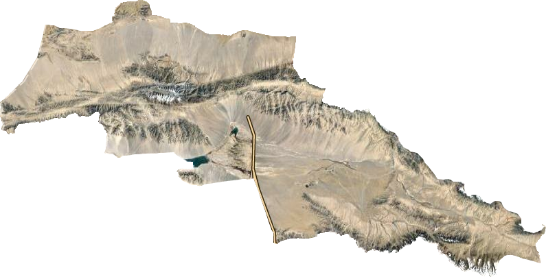 阿克塞哈萨克族自治县卫星图