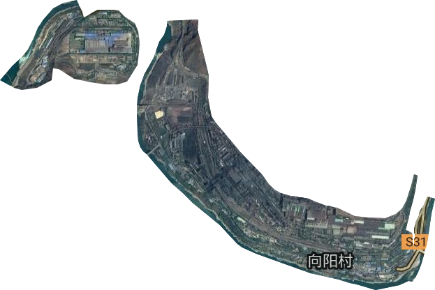 向阳村街道卫星图