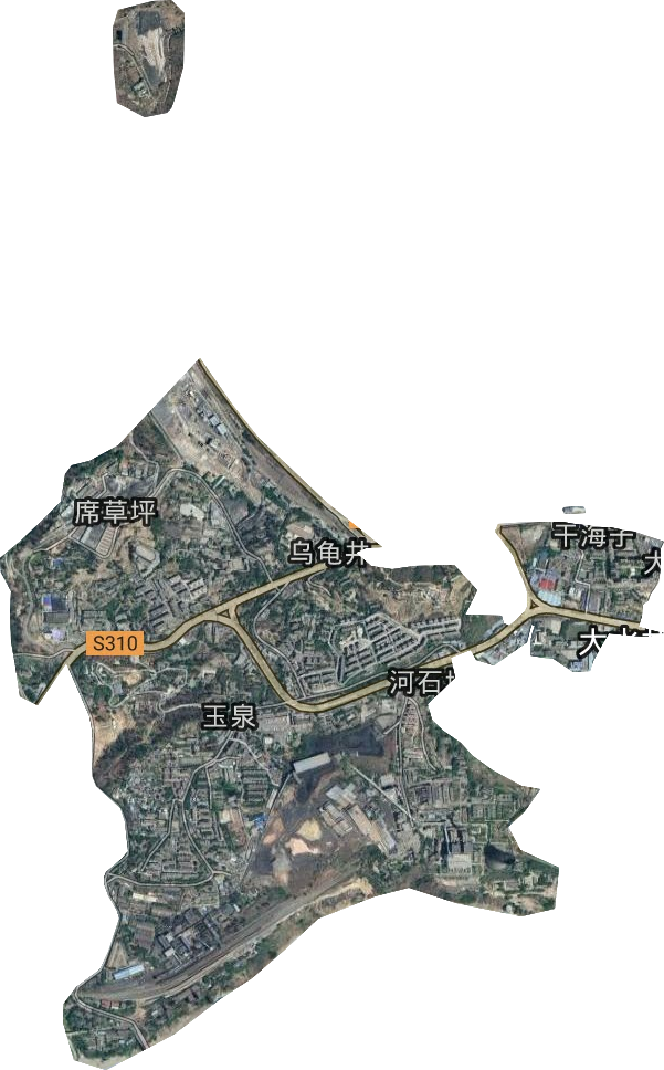 玉泉街道卫星图