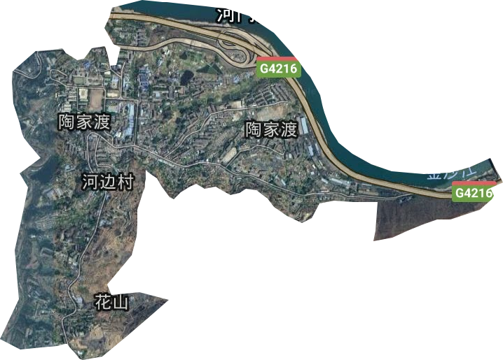 陶家渡街道卫星图
