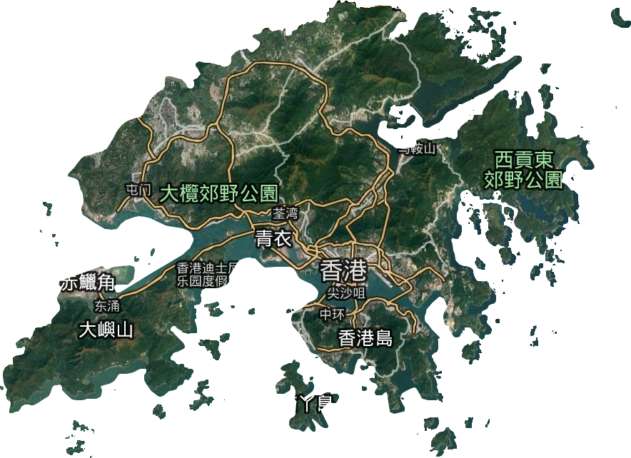 尖沙咀高清地图