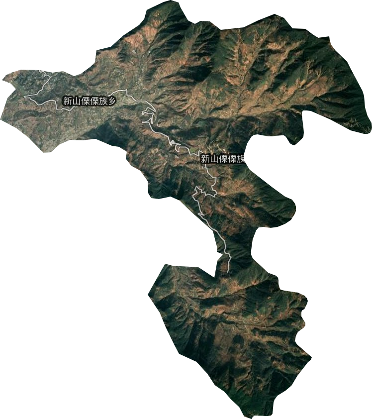 新山傈僳族乡卫星图