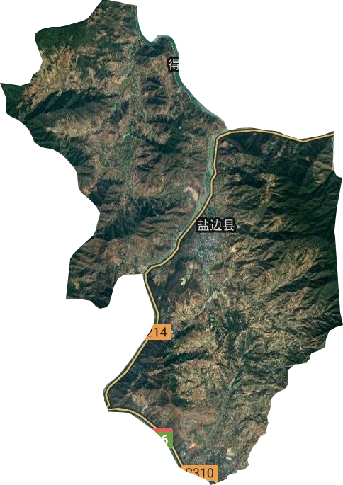 桐子林镇卫星图