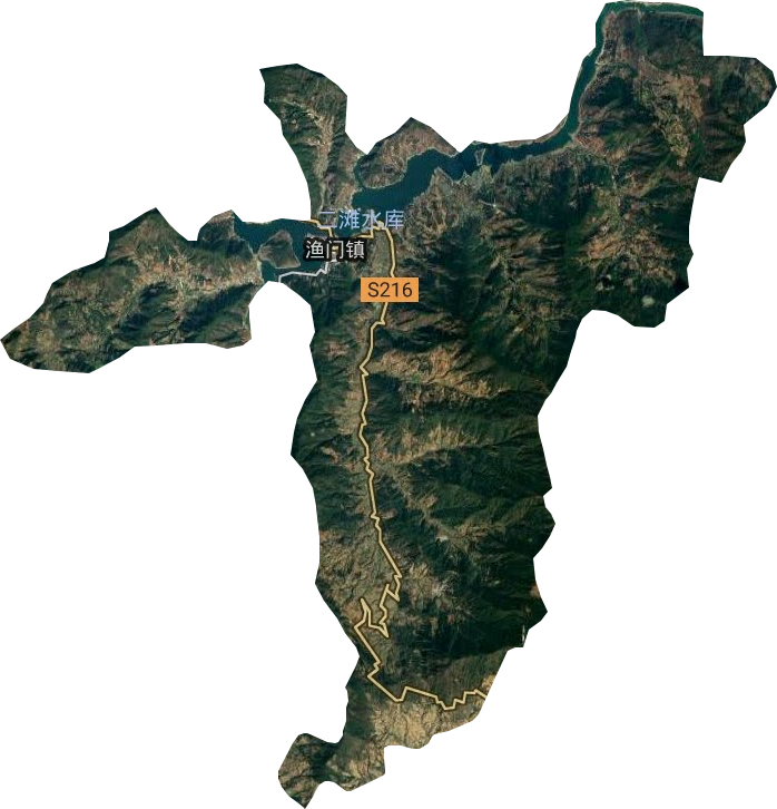 渔门镇卫星图