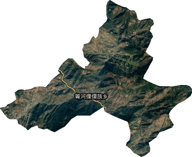 箐河傈僳族乡卫星图