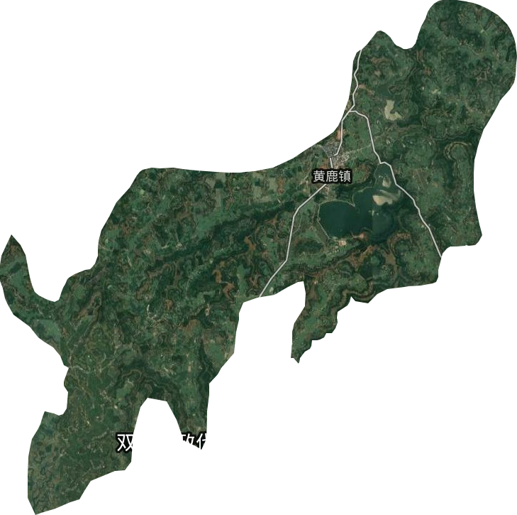 黄鹿镇卫星图