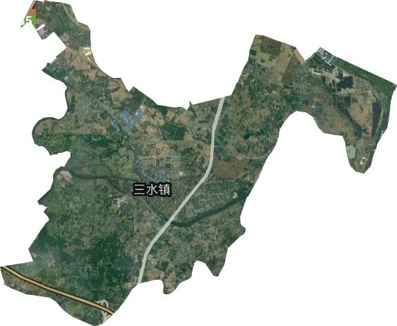 三水镇卫星图