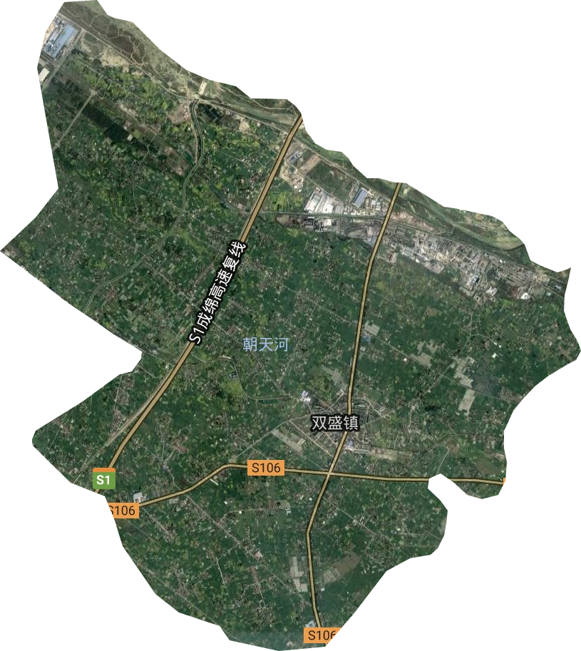 双盛镇卫星图