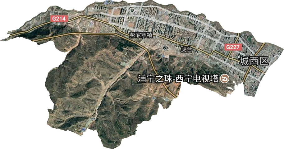 城西区卫星图