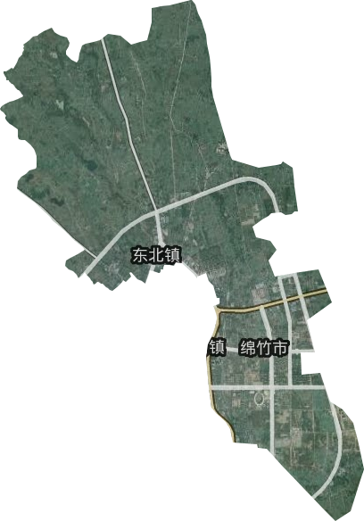 东北镇卫星图