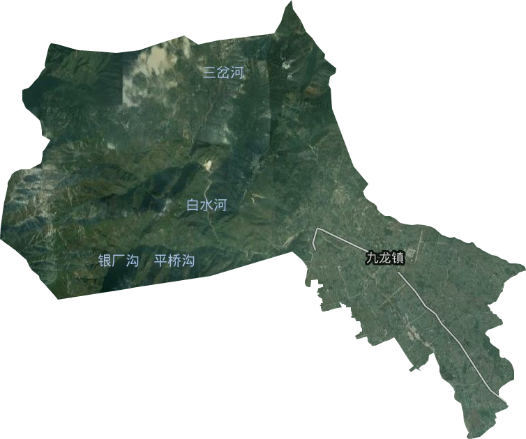 九龙镇卫星图
