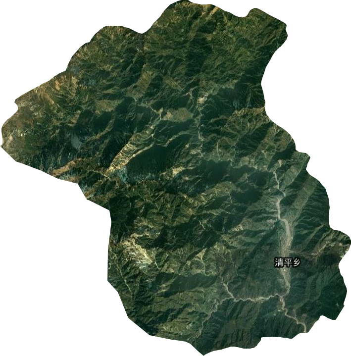 清平镇卫星图