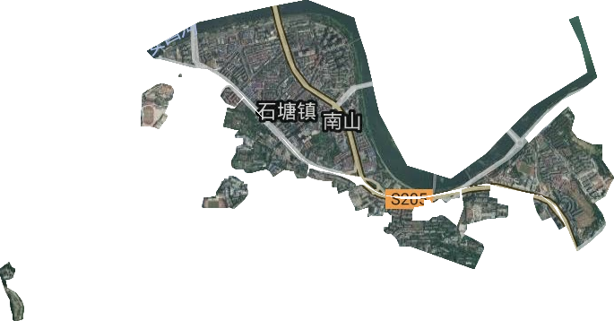 南山街道卫星图