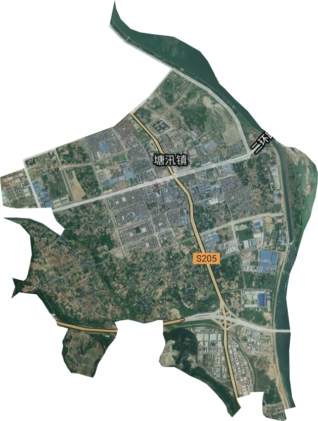 塘汛镇卫星图