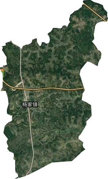 杨家镇卫星图