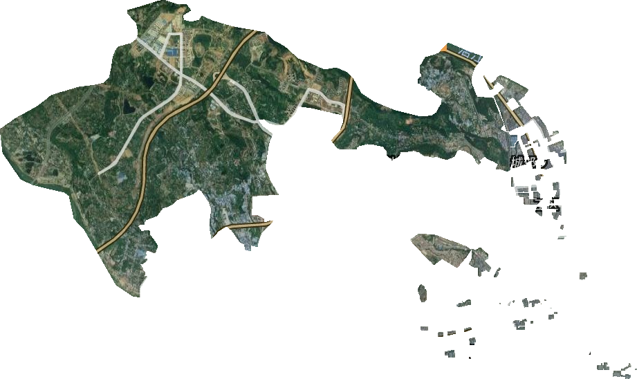 城郊乡卫星图