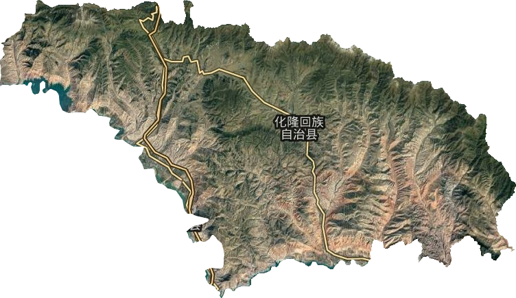 化隆回族自治县卫星图