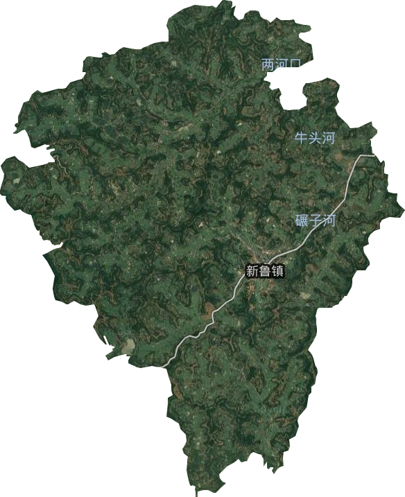 新鲁镇卫星图