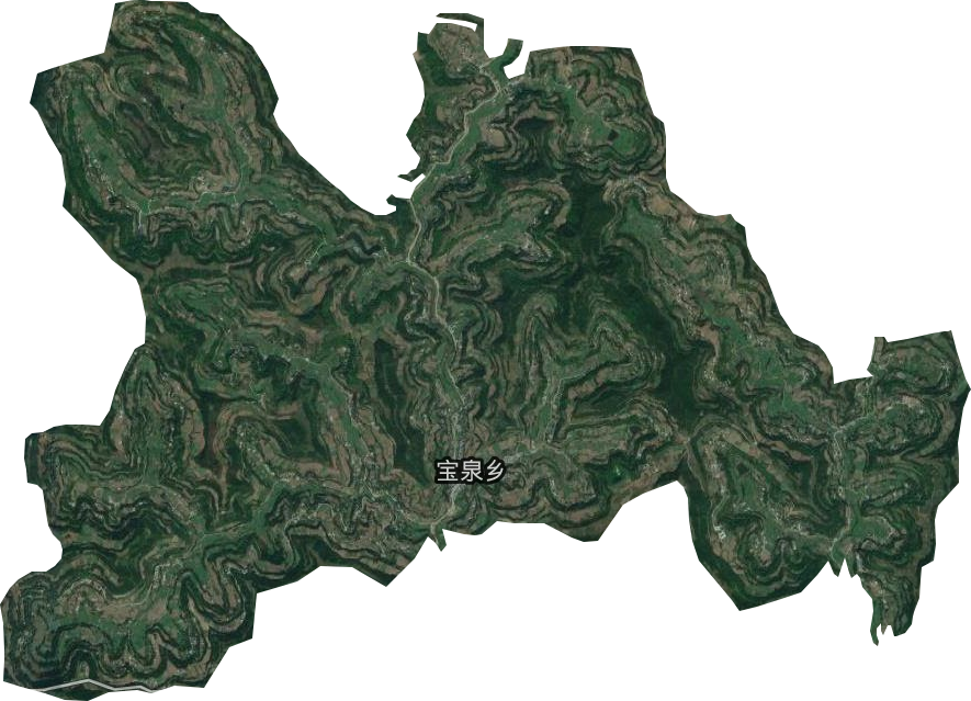 宝泉乡卫星图