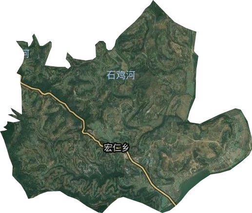 宏仁乡卫星图