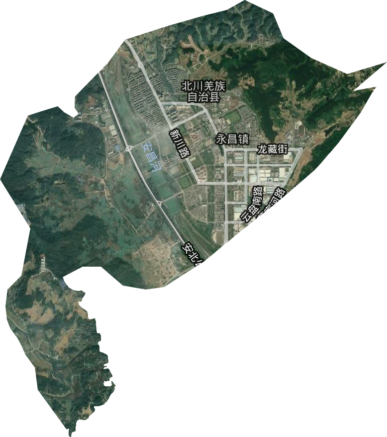 永昌镇卫星图