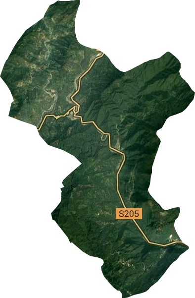 桂溪乡卫星图