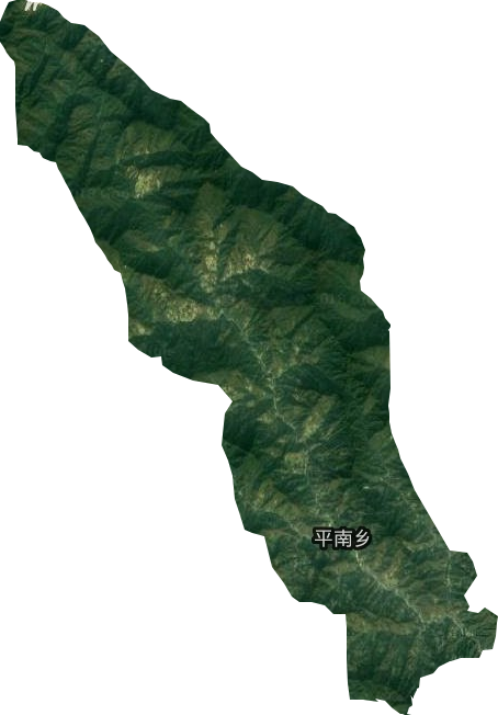 平南羌族乡卫星图