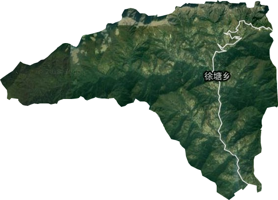 徐塘羌族乡卫星图