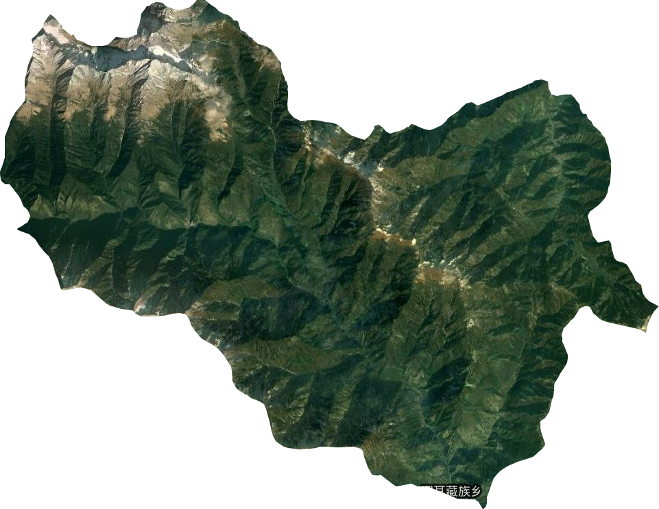 泗耳藏族乡卫星图